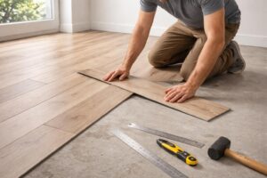 apprenez à poser facilement un revêtement vinyle au sol grâce à notre guide étape par étape, pour un sol esthétique et durable dans votre intérieur.