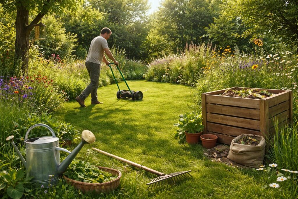 découvrez des astuces naturelles pour entretenir votre pelouse sainement et écologiquement, sans produits chimiques.