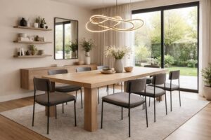 découvrez des idées inspirantes pour décorer une salle à manger moderne alliant élégance, confort et fonctionnalité. transformez votre espace avec des conseils pratiques et tendances.