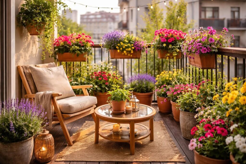 découvrez nos conseils pratiques pour aménager un balcon fleuri et créer un espace extérieur charmant et coloré, même avec peu d'espace.