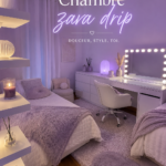 Chambre décorée dans un style moderne inspiré de Zara, avec des textiles chaleureux et des couleurs apaisantes.