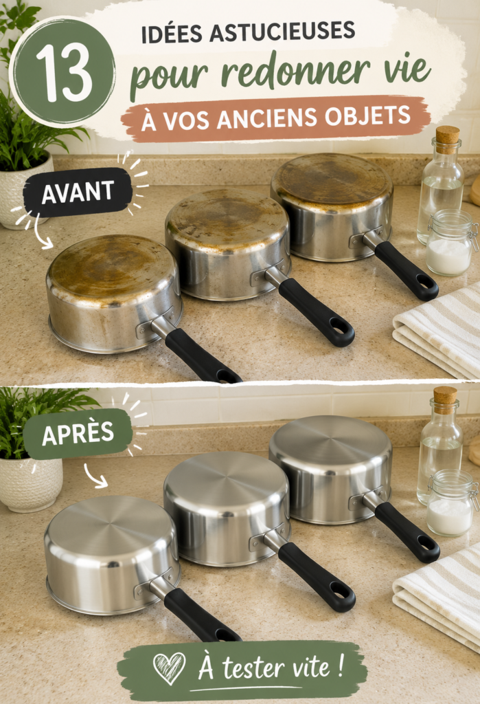 Rénovation d'objets anciens avec créativité et style