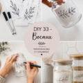 Des bocaux personnalisés avec des techniques de bricolage créatif