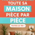Image d'une maison désencombrée, mettant en avant un intérieur serein et accueillant.