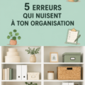 Illustration d'une femme organisant son espace de travail avec des documents et des fournitures en ordre.
