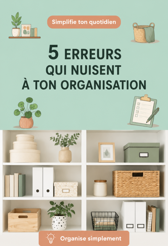 Illustration d'une femme organisant son espace de travail avec des documents et des fournitures en ordre.
