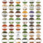 Étiquettes d'épices personnalisées sur des pots en verre dans une cuisine chic