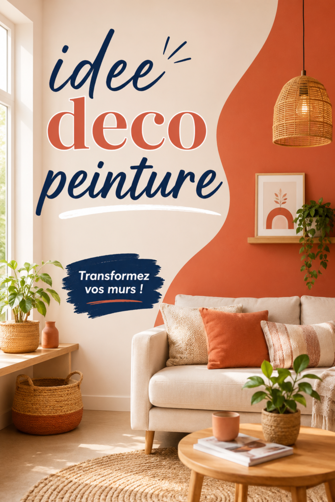 Intérieur chaleureux avec des murs peints en couleur pastel apaisante
