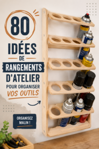 Atelier organisé avec des outils bien rangés pour une meilleure efficacité