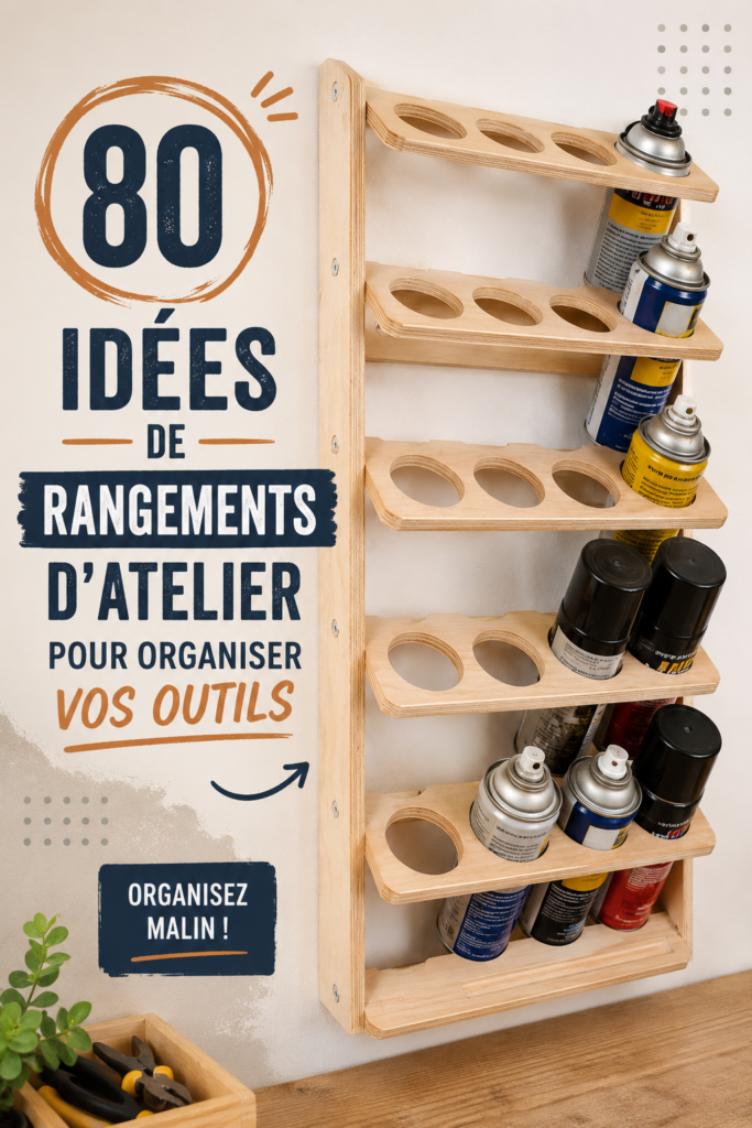 Atelier organisé avec des outils bien rangés pour une meilleure efficacité