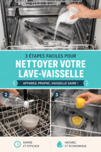 Vue d'un lave-vaisselle ouvert, propre et bien rangé, prêt à être utilisé.