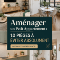 Aménagement d'un petit appartement moderne et fonctionnel
