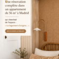 Aménagement moderne d'une petite maison à Madrid avec un espace lumineux et accueillant