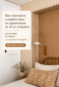 Aménagement moderne d'une petite maison à Madrid avec un espace lumineux et accueillant