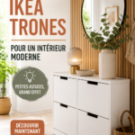 Espace moderne avec des meubles Ikea Trones bien intégrés