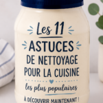 Cuisine lumineuse et propre avec des ingrédients de nettoyage naturels.