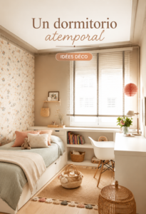 Chambre élégante avec une décoration intemporelle et chaleureuse.