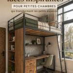 Décor élégant et cosy dans une petite chambre optimisée