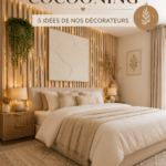 Chambre cocooning avec des textiles doux et des couleurs apaisantes