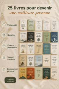 Couverture d'un livre inspirant sur le développement personnel