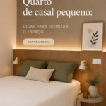 Petite chambre à coucher optimisée avec des rangements intelligents et une décoration douillette.