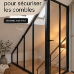 Verrière moderne pour sécuriser des combles, apportant lumière et style.