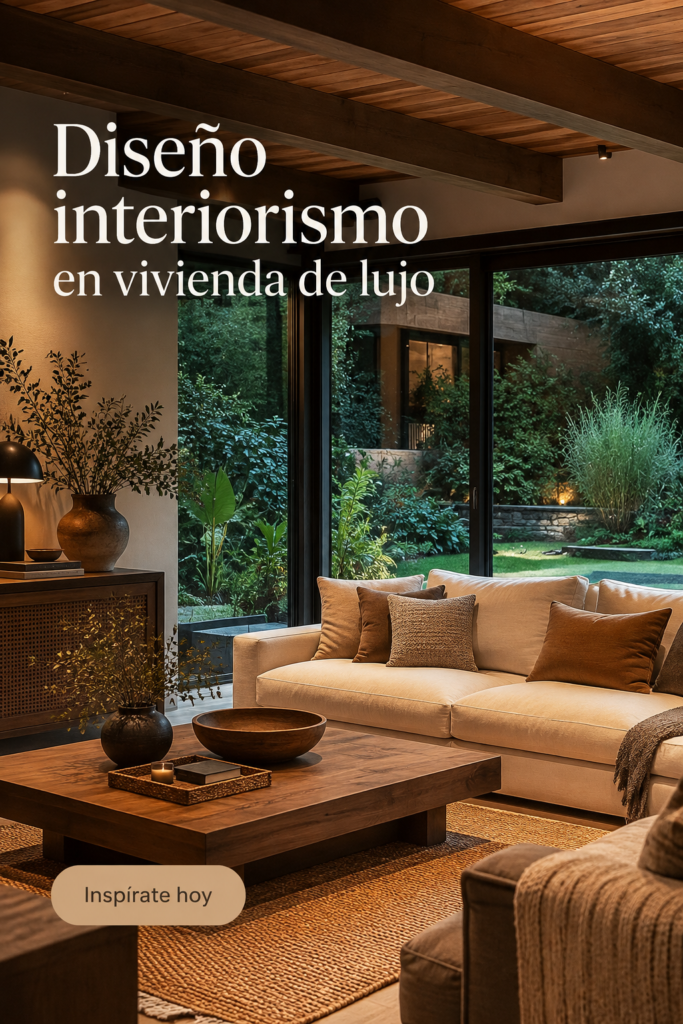 Salon lumineux et élégant avec décoration moderne
