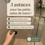 Aménagement d'une petite salle de bain moderne et fonctionnelle