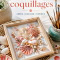 Une décoration intérieure élégante avec des œuvres d'art en coquillages.