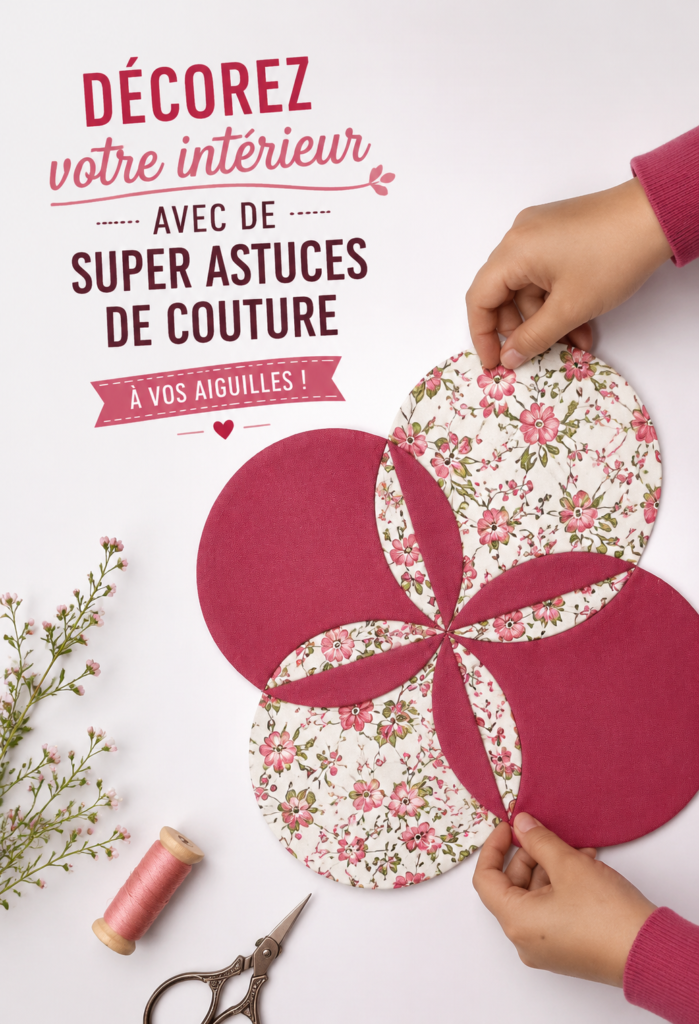 Un coussin décoratif en tissu fait maison sur un canapé confortable