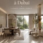 Maison privée moderne à Dubaï, mettant en valeur le luxe et le design intérieur.