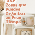 Un salon réorganisé avec des rangements pratiques et des décorations apaisantes.