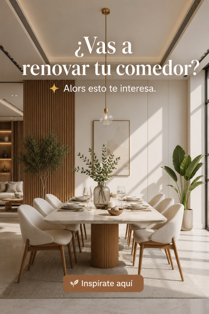 Salle à manger rénovée avec style moderne et chaleureux