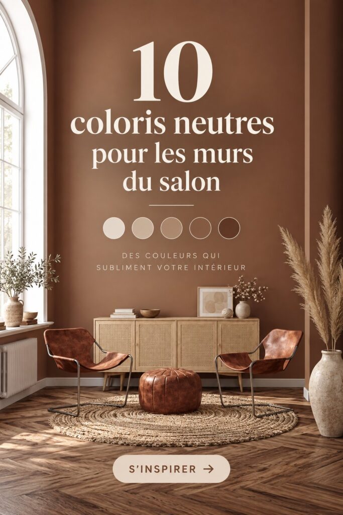 Un salon décoré avec des couleurs neutres et apaisantes, créant une atmosphère chaleureuse.