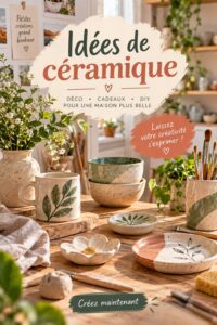 Une collection de pièces en céramique colorées pour une décoration intérieure chaleureuse