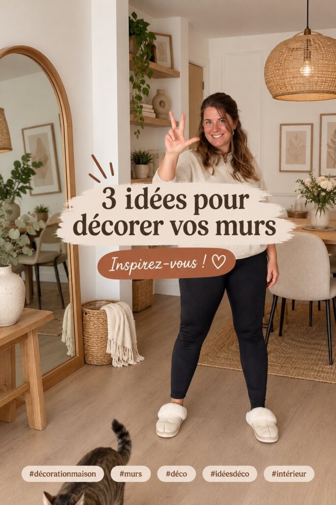 Un mur décoré avec des œuvres d'art et des couleurs chaleureuses, illustrant des idées de décoration murale.