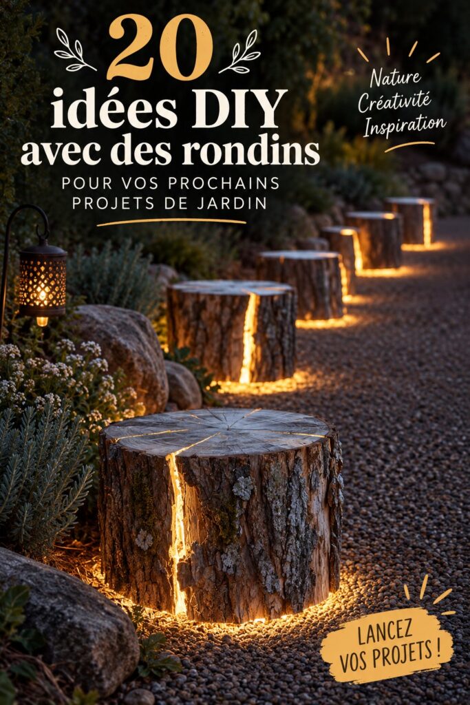 Idées DIY en bois pour décorer un jardin avec style
