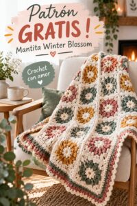 Patron gratuit pour réaliser une couverture en crochet élégante et douillette