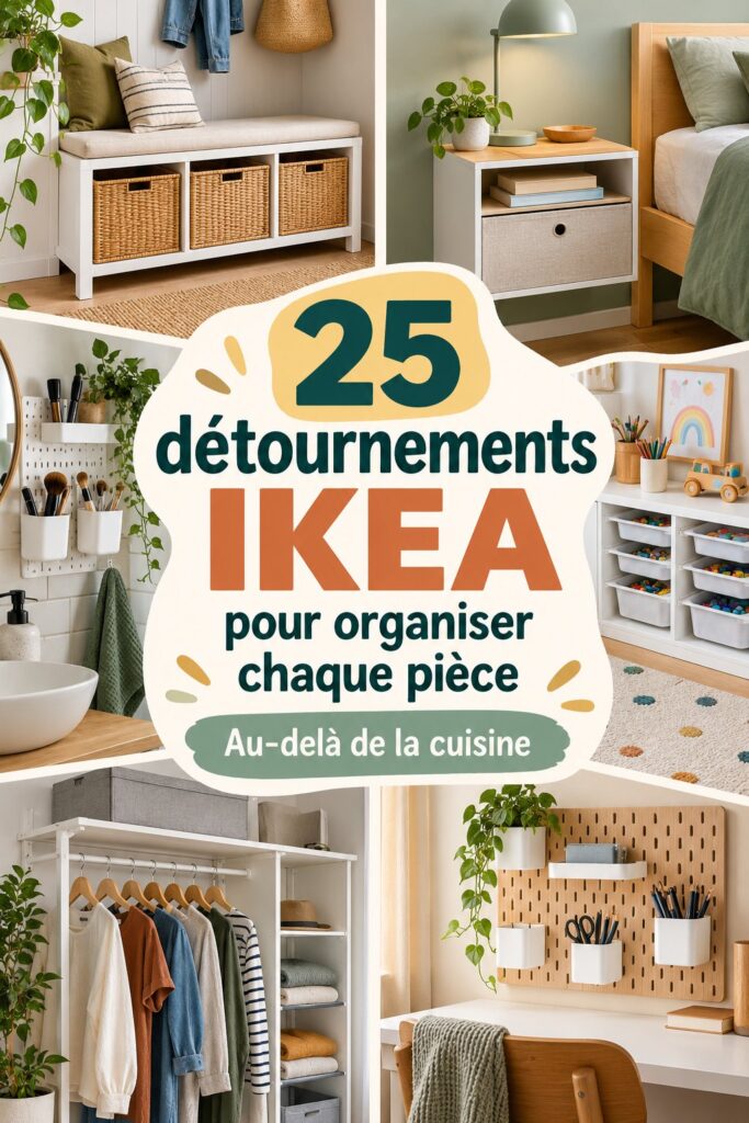 Un salon organisé avec des meubles IKEA pour une ambiance chaleureuse et pratique.