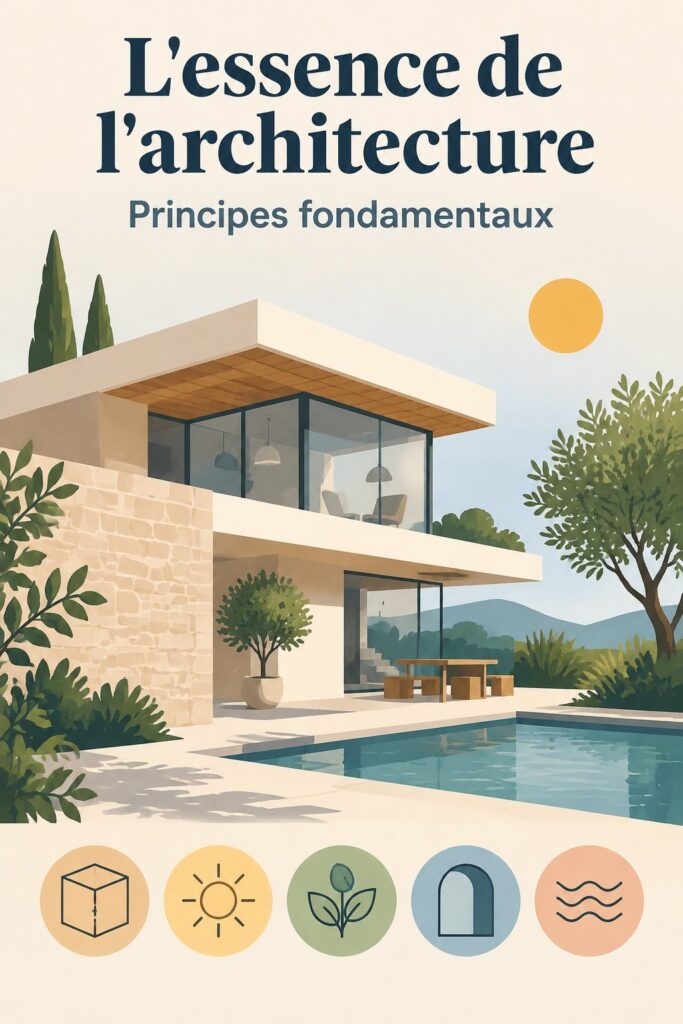 Vue d'un intérieur moderne mettant en valeur des éléments architecturaux