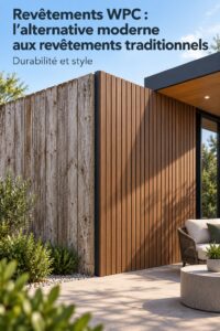 Un intérieur moderne avec un revêtement WPC élégant et chaleureux.