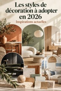 Échantillons de couleurs et matériaux pour la décoration intérieure de 2025